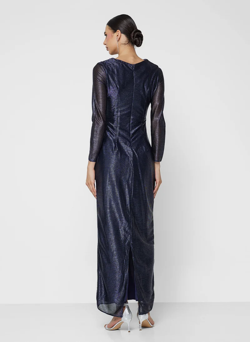 Namshi x Ruched Bodycon Dress