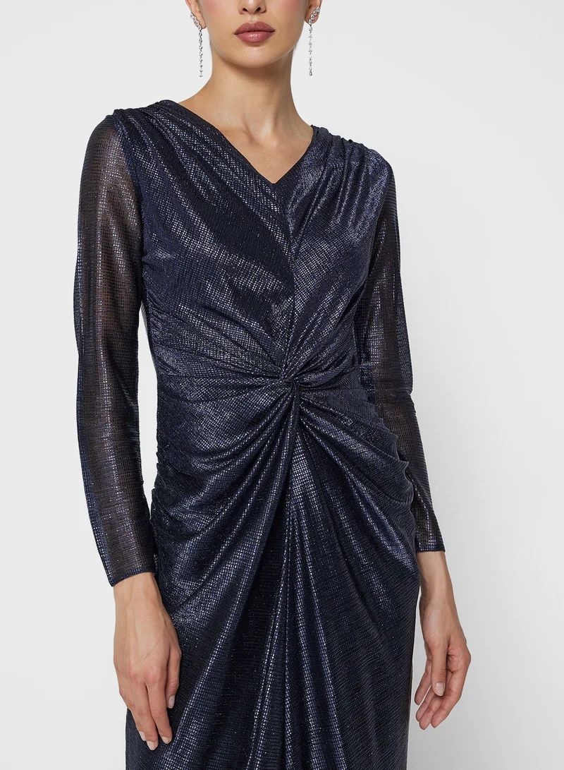 Namshi x Ruched Bodycon Dress