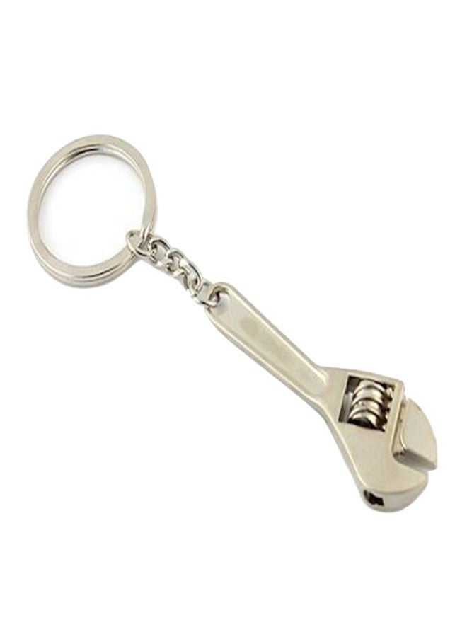 NIBEMINENT Adjustable Wrench Alloy Metal Key Holder Casual Chain