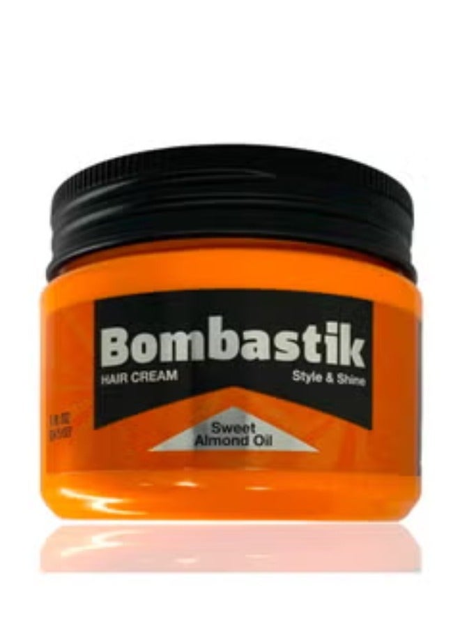 بومباستيك ستايل آند شاين - كريم الشعر - زيت اللوز الحلو - 180 مل