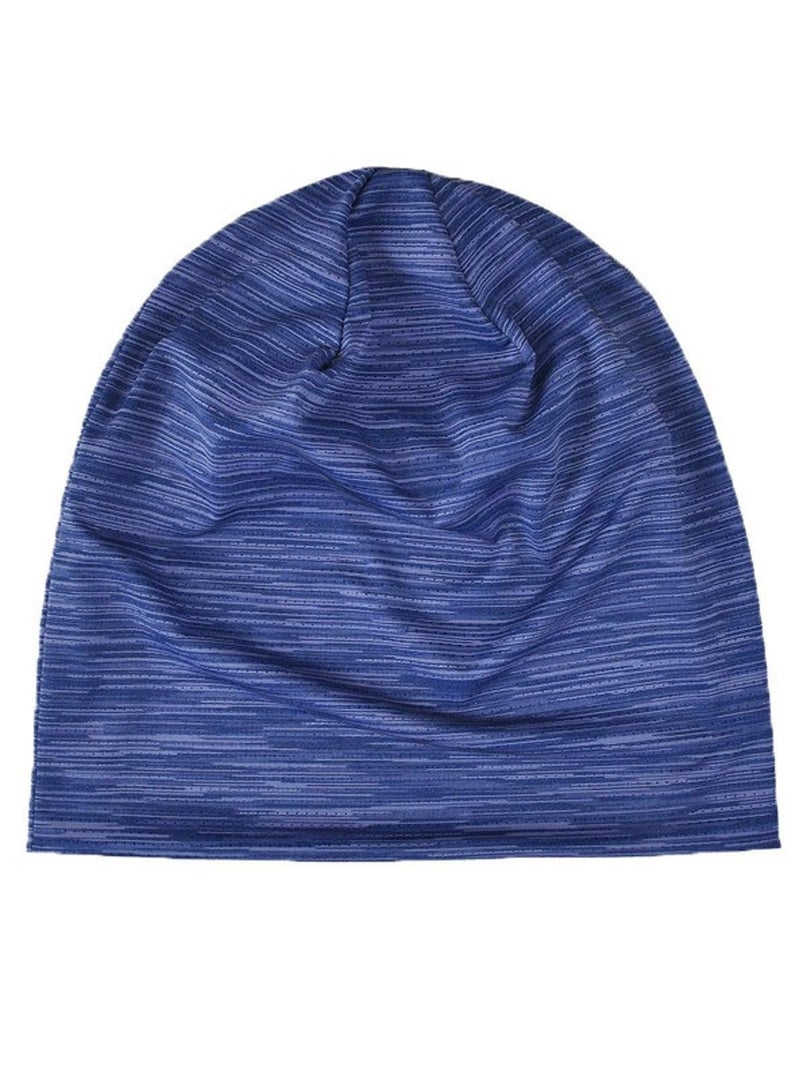 Loquat Infinity Scarf Headwear Cap Breathable Beanie Hat Thickened Plush Blue  - Image 1