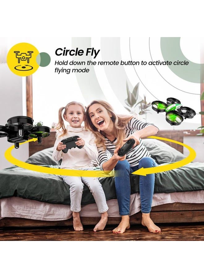 Holy Stone Mini Drone for Kids and Beginners, Indoor Outdoor Quadcopter Plane for Boys Girls with Auto Hover, 3D Flips, 3 Batteries, Headless Mode, Great Gift Toy for Boys and Girls, HS210 Green - Image 3