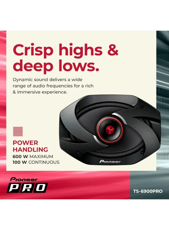 Pioneer TS-6900PRO, 2-Way Car Audio Speakers, Full Range, Clear Sound Quality, Easy Installation and Enhanced Bass Response, 6” x 9” speakers - Image 5