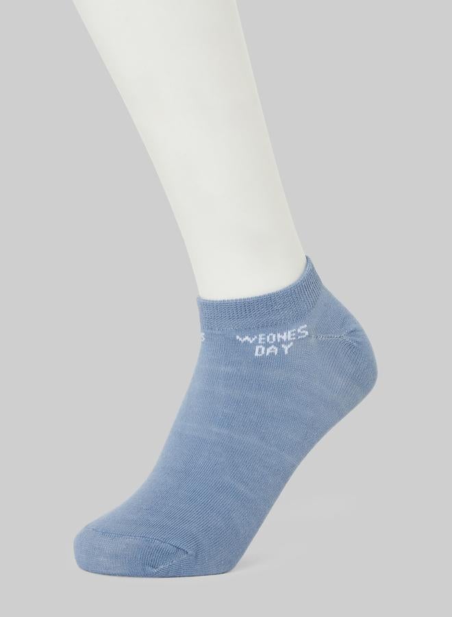 Styli Pack of 5 - Days Of The Week Print Shoe Line Socks - Image 4
