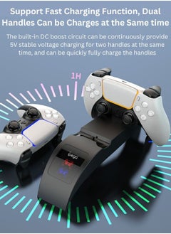 Ipega PS5 Charging Station for Sony Controller Charging Station for DualSense Wireless Controllers  - Image 2