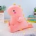 DUANMUL Cute Dinosaur Plush Toys Fat Dinosaur Stuffed Animals Toys Dolls Dinosaur Plush Toy Soft Stuffed Animal Dino Plushies Doll Cute Birthday Gifts for Kids Girls Boys Pink23in - Image 4