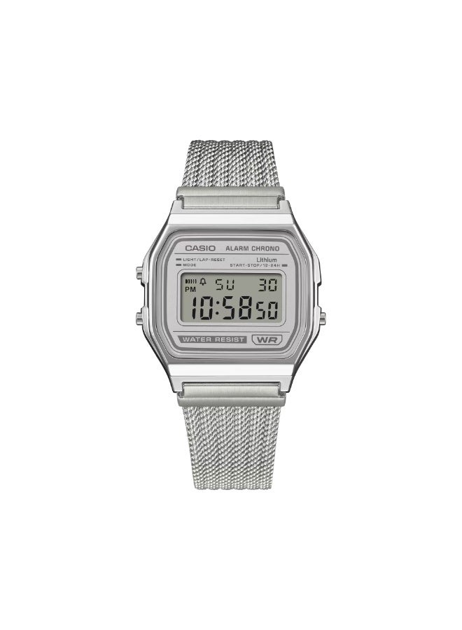 CASIO ساعة كاسيو فنتاج الرقمية للجنسين A158WEM-7DF-36.8 × 33.2 × 8.5 مم - Image 5