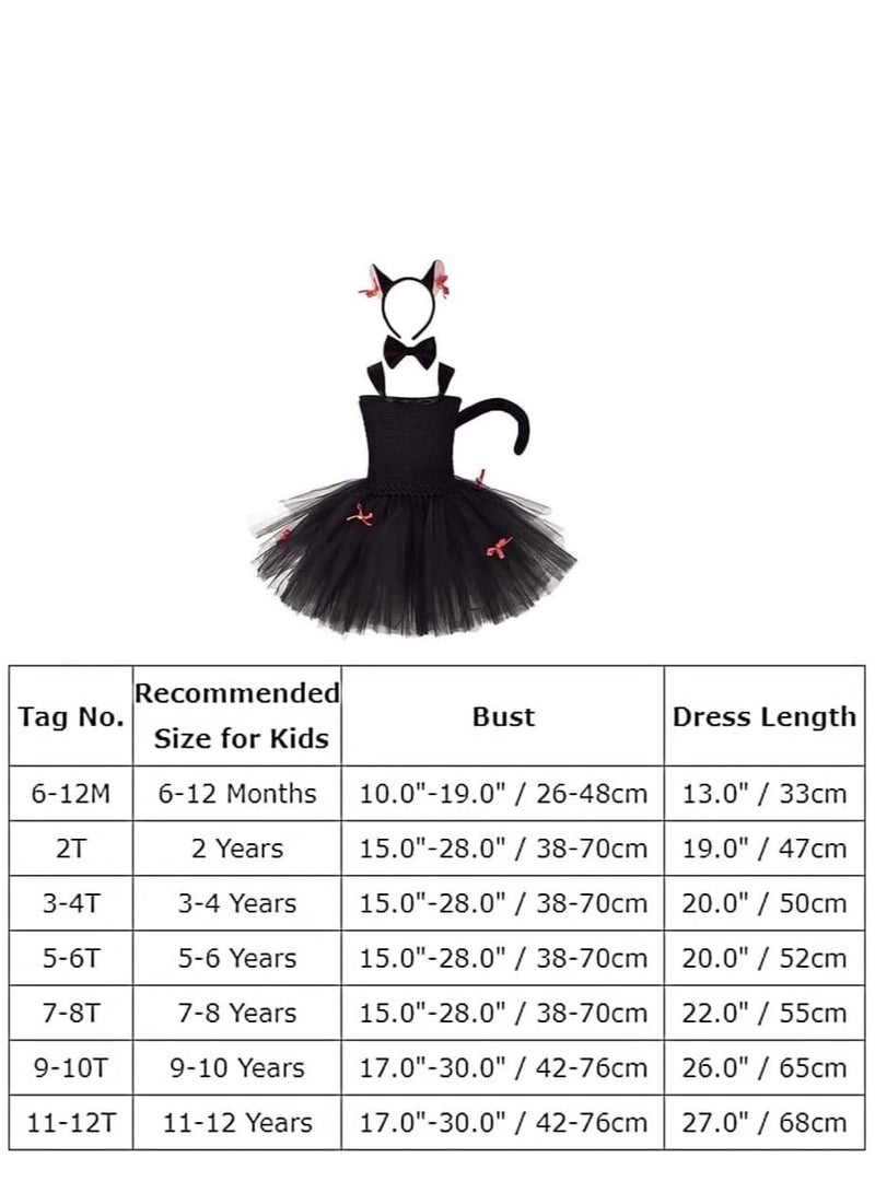 KASTWAVE Girls Jungle Themed Cosplay Dress Animal Leopard Cosplay Tutu Dress Birthday Party Outfit 3pcs Set (6-12M) - Image 4