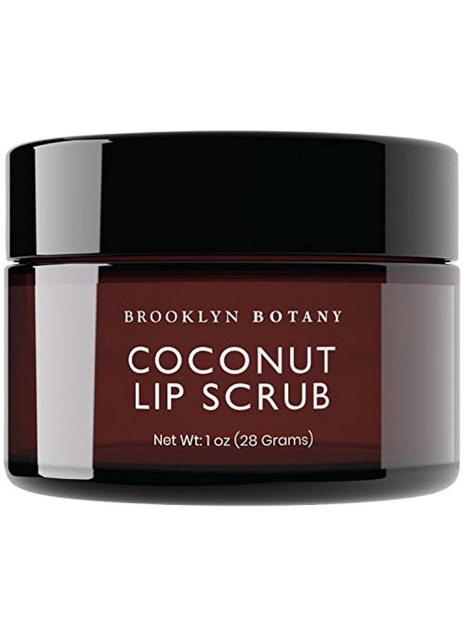 Brooklyn Botany Lip Scrub Exfoliator 1 Oz Lip Moisturizer For Dry Lips And Chapped Lips Gentle Lip Exfoliator For Smooth And Brighter Lips Coconut Flavor - Image 2
