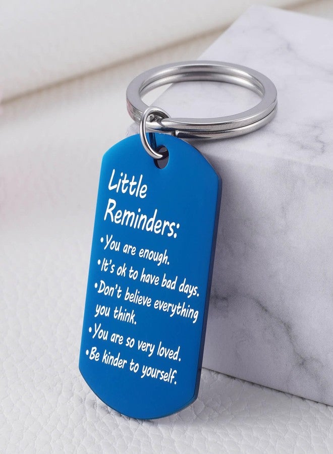 MIXJOY Little Reminders Keychain, Mental Health Gift, Positive Thinking Reminder Daily Affirmation Inspiration Uplifting Quotes, You Are Enough Keyring, Self Love - Image 4