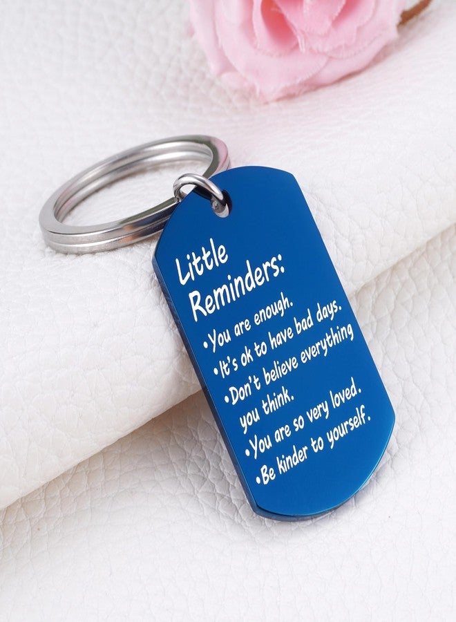 MIXJOY Little Reminders Keychain, Mental Health Gift, Positive Thinking Reminder Daily Affirmation Inspiration Uplifting Quotes, You Are Enough Keyring, Self Love - Image 2