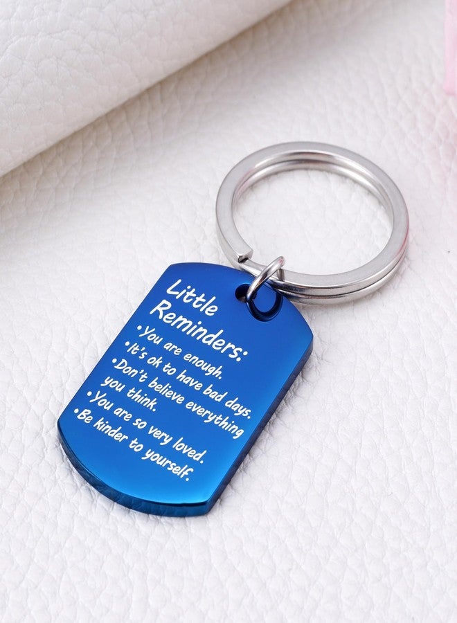 MIXJOY Little Reminders Keychain, Mental Health Gift, Positive Thinking Reminder Daily Affirmation Inspiration Uplifting Quotes, You Are Enough Keyring, Self Love - Image 3