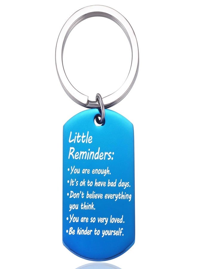 MIXJOY Little Reminders Keychain, Mental Health Gift, Positive Thinking Reminder Daily Affirmation Inspiration Uplifting Quotes, You Are Enough Keyring, Self Love - Image 1
