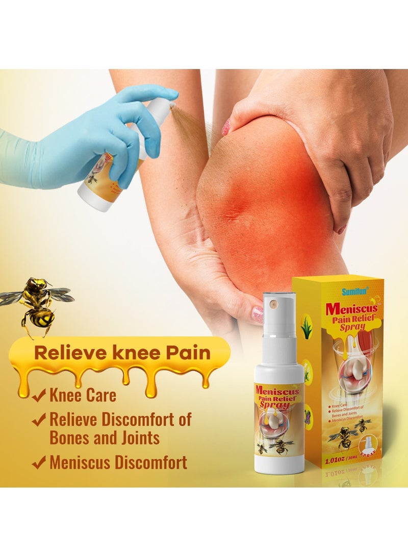 Sumifun 3-pack Meniscus Pain Relief Spray - Relieve pain in neck, shoulders, back, hips, joints, muscles, knees and feet 30ml*3 - Image 4