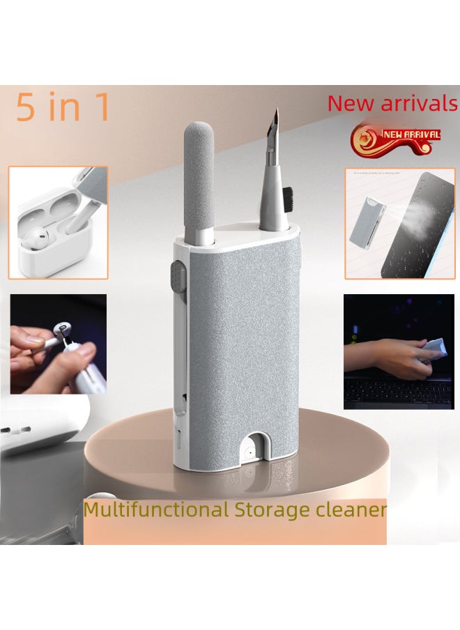 Generic - Multifunctional Computer Cleaning Set Mobile Phone Keyboard Screen Cleaner Wipe Bluetooth Headset Storage Cleaning Pen-Color:Q6 Cleaning Kit (with Cleaning Fluid) - Image 1