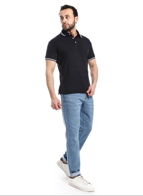 Regular Fit Light Vintage Practical Jeans_Light Blue
