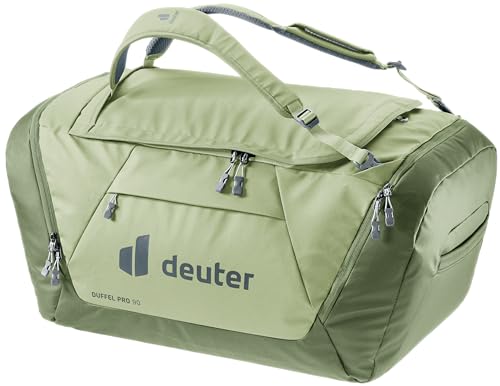 Deuter Duffel Pro 90 WaterResistant Travel Duffel 90 Liter MineralGrove - Image 1