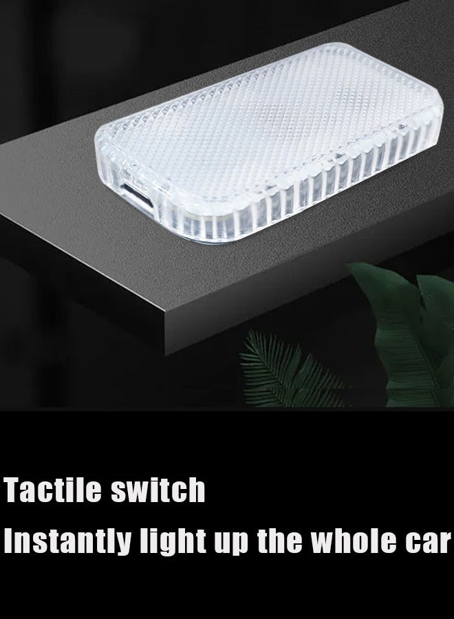 Generic 2PCS Car Interior LED Wireless Light, USB Chargeable Ceiling Lamp, Hand Reading Light and Door Light for Night Time Illumination, Trunk Cargo Area Strong Magnetic Multi-function Auto Dome Lights for Car, Rv, Truck, Closets, Cabinets, Camping, Bedroom  - Image 2