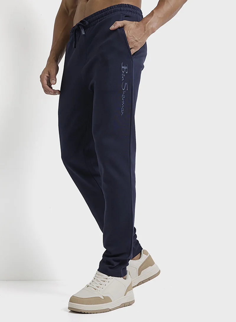 Ben Sherman Elastic Waistband Knitted Joggers