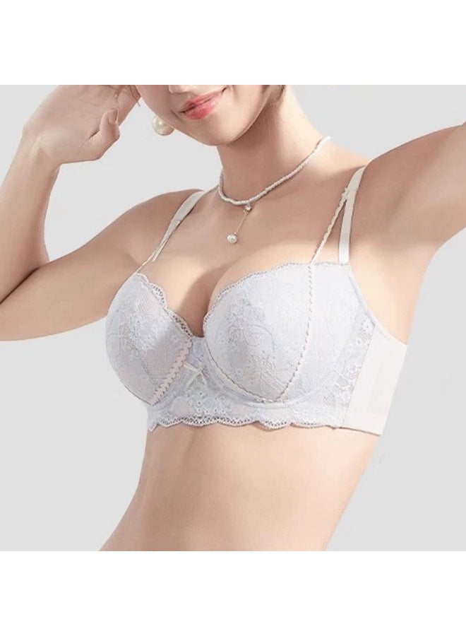 Plus-size Lingerie For Women With Large Busts, Minimizing Effect, Push-up, Anti-sagging, Side Breast Collection, Adjustable Bra, Thin