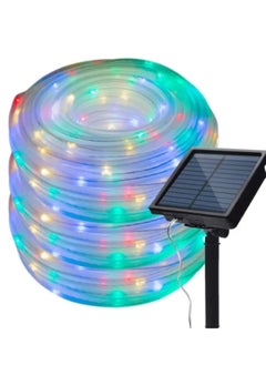 Y&D Solar Decorative Lights, LED Hose Copper Wire String IP65 Waterproof PVC Rope Outdoor Garden Festive Lights (Multicolor)  - Image 1