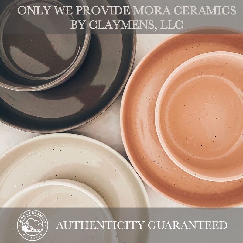 MORA CERAMICS HIT PAUSE Set of 4 Porcelain Bowls, 25oz - Microwave, Dishwasher & Oven Safe for Soup, Cereal, etc. - Image 4