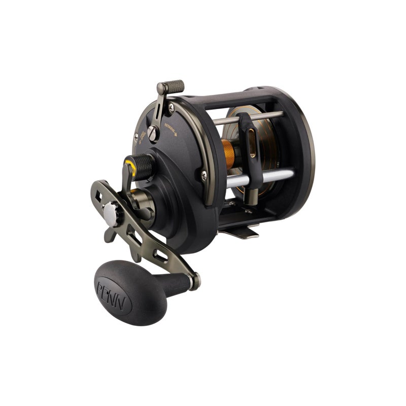 PENN Squall II Level Wind Conventional Fishing Reel Black Gold 30LW
