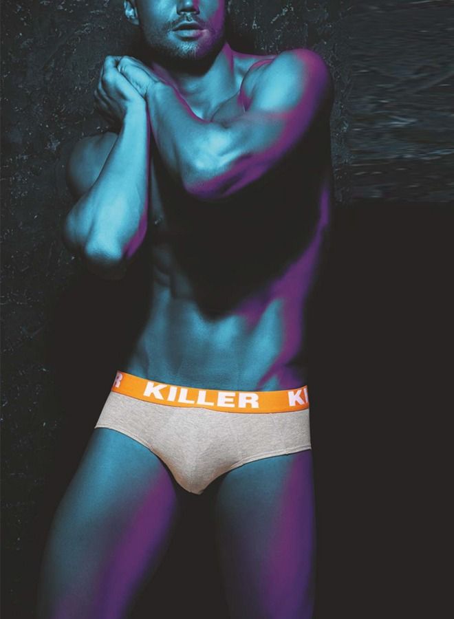 Killer ملابس داخلية رجالية من القطن الفاخر مكونة من 3 قطع - Image 2