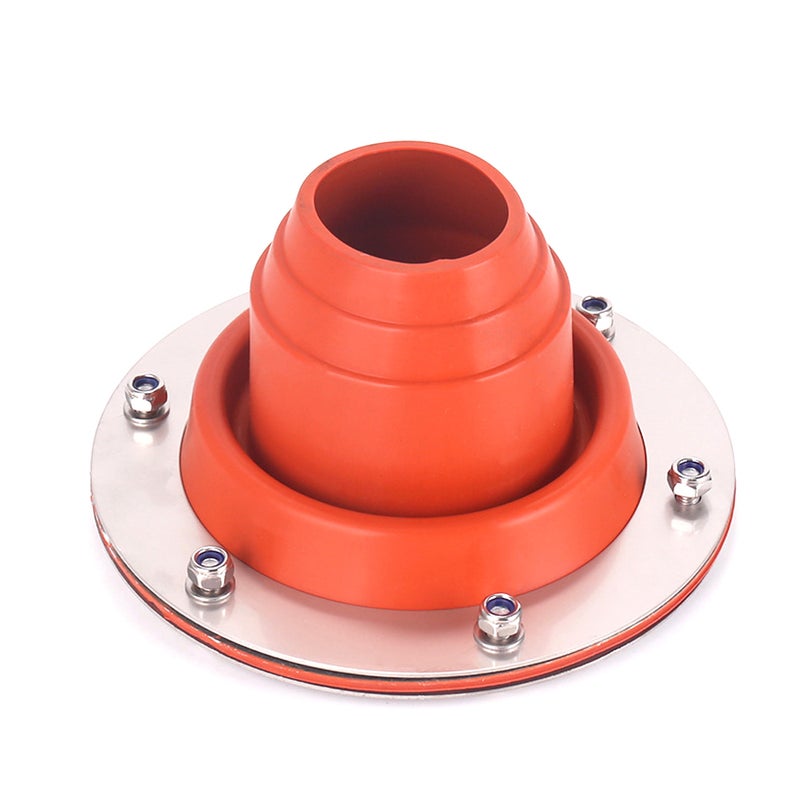 Stove Jack Kit for Tent Flexible Roof Silicone Metal Roofing Tube Flashing High Temperature Resistance Anti-Scalding Device for Chimney - Image 1
