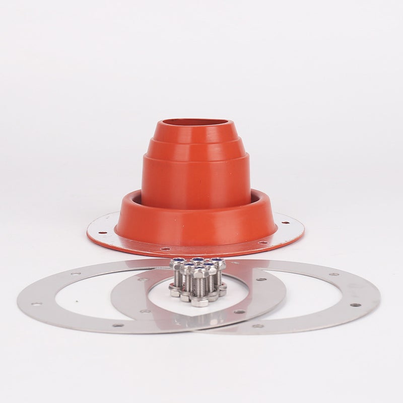 Stove Jack Kit for Tent Flexible Roof Silicone Metal Roofing Tube Flashing High Temperature Resistance Anti-Scalding Device for Chimney - Image 4