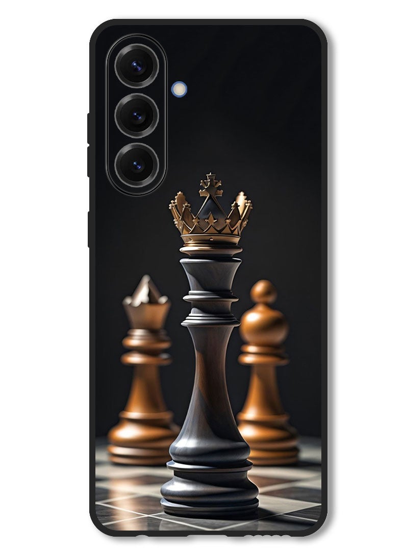Theodor Case Compatible with Samsung Galaxy F16/ M16 Protection Shockproof Bumper Cover Chess KING - Image 1
