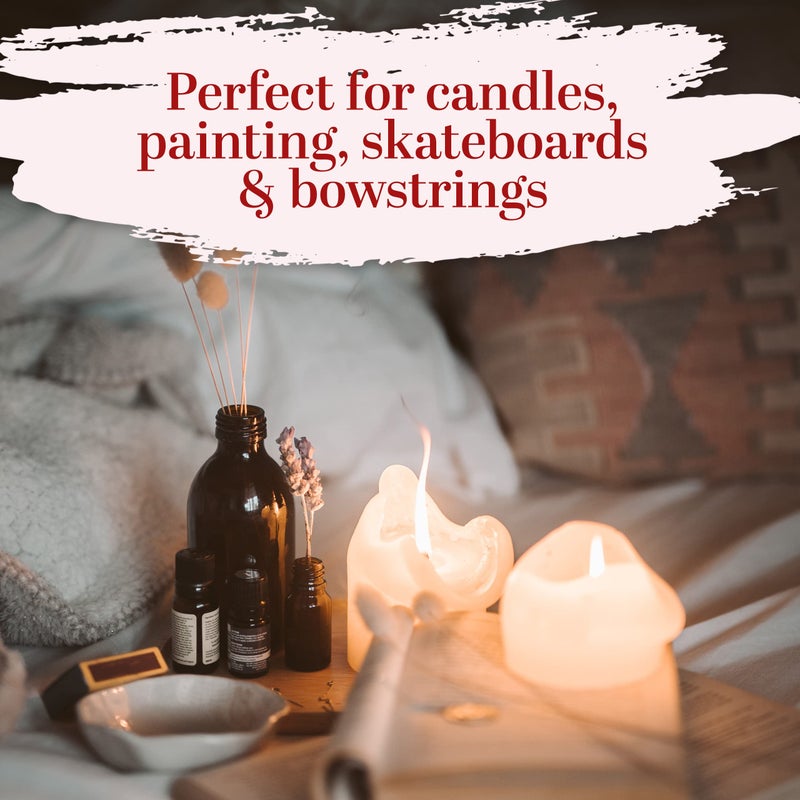 Better Shea Butter Bees Wax for Candle Making | Raw Beeswax for Candles, Food Grade | 100 Pure Beeswax Bar For Lotion Making and Lip Balms Making | 1 lb (16 oz) - Image 5