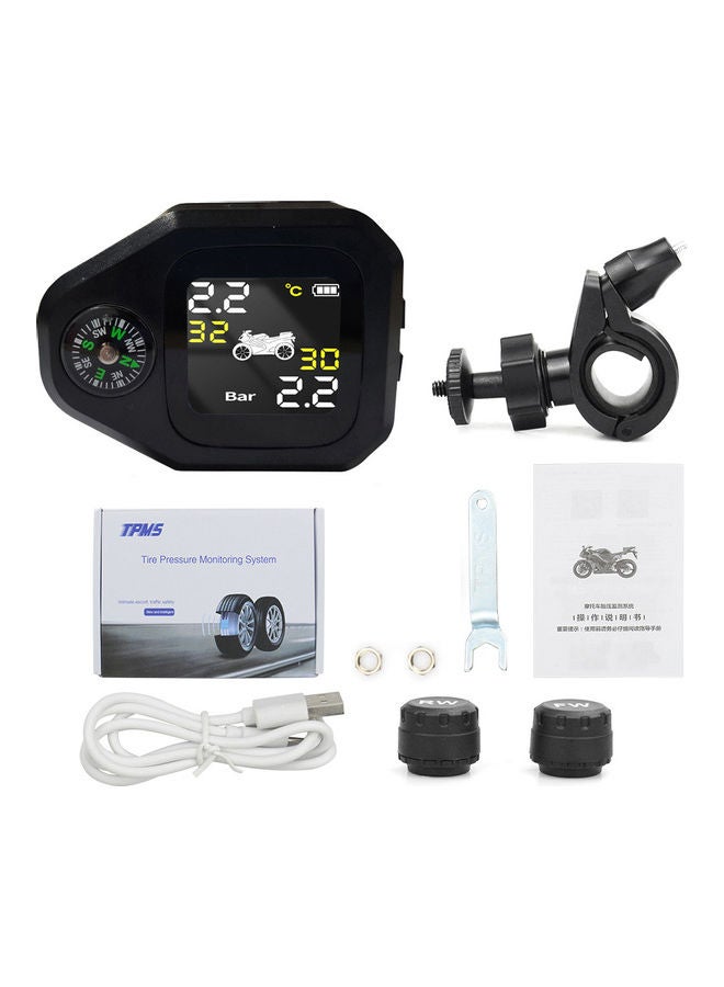 Loquat Motorcycle Tire Pressure Monitoring System With Sensors And Accessories - Image 1