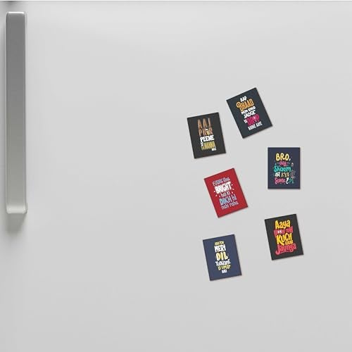 The Crafthives Fridge Magnet - Wooden Fridge Magnets for Refrigerator, Home and Kitchen Decoration, Personal Desk, Funny Quote, UV Printed, Durable, 3 x 3.5 inch, No Plastic, Ideal for Gifting - Image 5