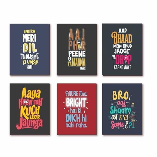 The Crafthives Fridge Magnet - Wooden Fridge Magnets for Refrigerator, Home and Kitchen Decoration, Personal Desk, Funny Quote, UV Printed, Durable, 3 x 3.5 inch, No Plastic, Ideal for Gifting - Image 1