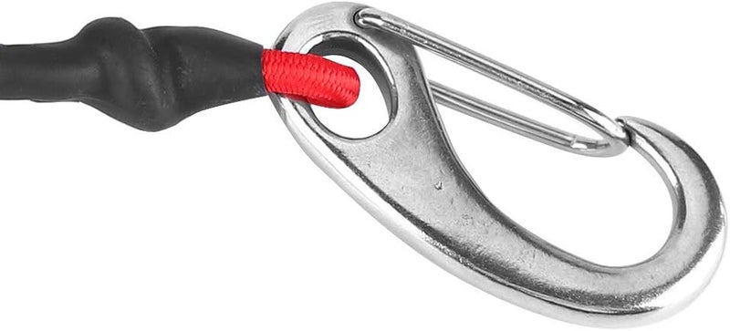 ZJchao Universal Kayak Paddle Leash with Plastic Tether, 43g Lightweight Design for Kayaking, Fishing, Surfing (Red) - Image 3