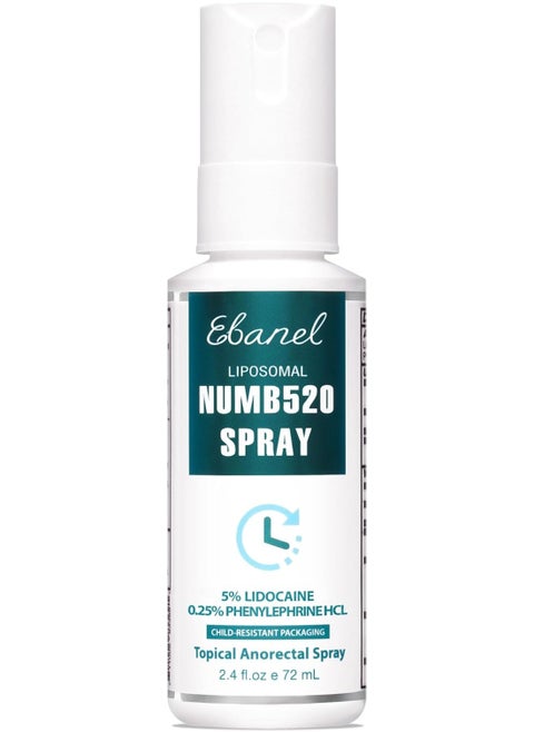 Liposonal NUMB520 Spray, 5% Lidocaine, 72 ml