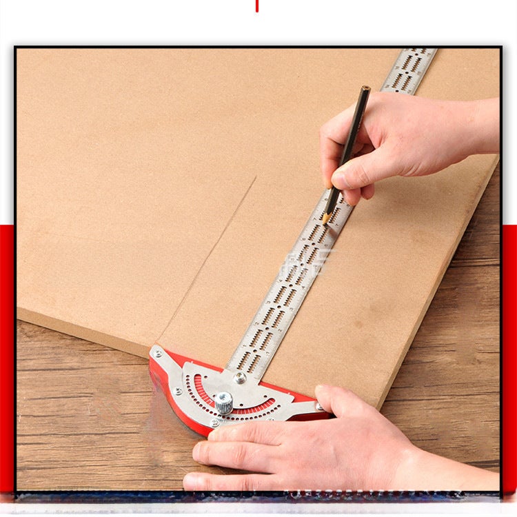 Woodworkers Edge Rule Stainless Steel Woodworking Ruler Cross-Border Products Factory Direct Sales Woodworking Spot(15 inch single carton) - Image 4