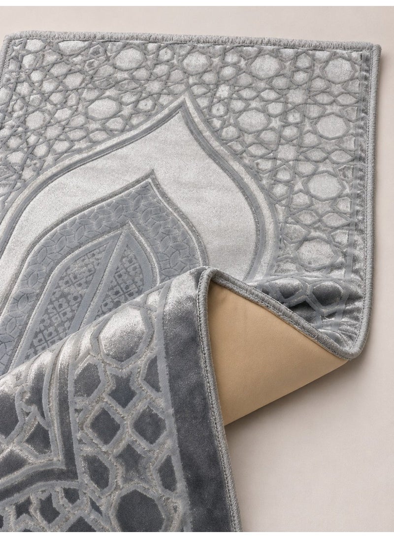 A medical memory foam prayer mat, comfortable silk, suitable for the feet and knees. It is an artistic piece designed to be part of your special corner, where its calming colors and elaborate design harmonize to help clear the mind. - Image 1