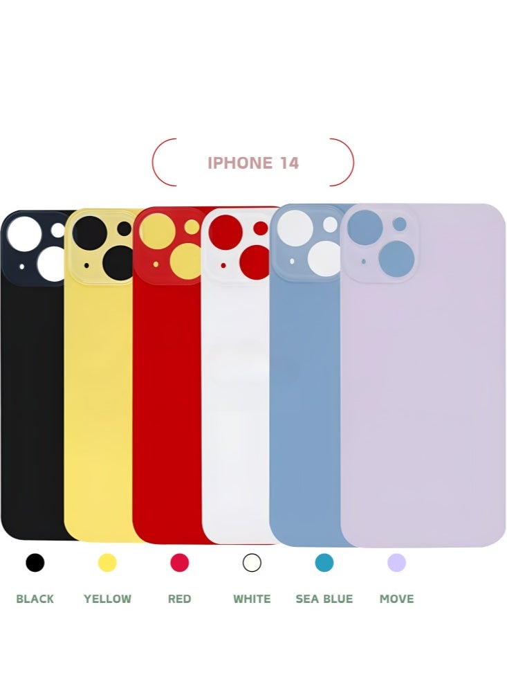 M.H.Q IPHONE 14 BLUE BACK COVER 