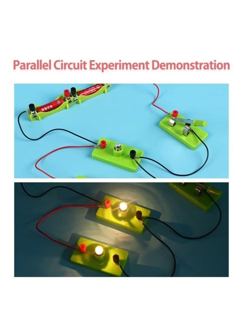 مجموعة أدوات الدوائر الكهربائية، مجموعة أدوات تعليمية للمبتدئين في الفيزياء، مشروع تعليمي للدوائر الكهربائية للمبتدئين، مناسبة لطلاب المرحلة الإعدادية والثانوية (دائرة التوالي والتوازي) - Image 4