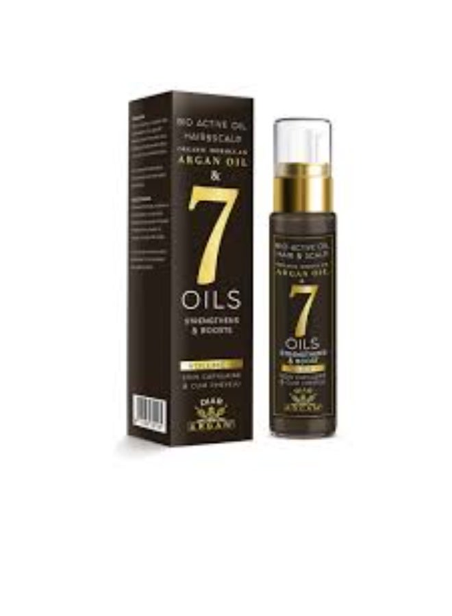 داير آرجان زيت ديار أرغان المغذي للشعر، زيت أرغان نقي وسبعة زيوت أساسية، 50 مل - Image 1
