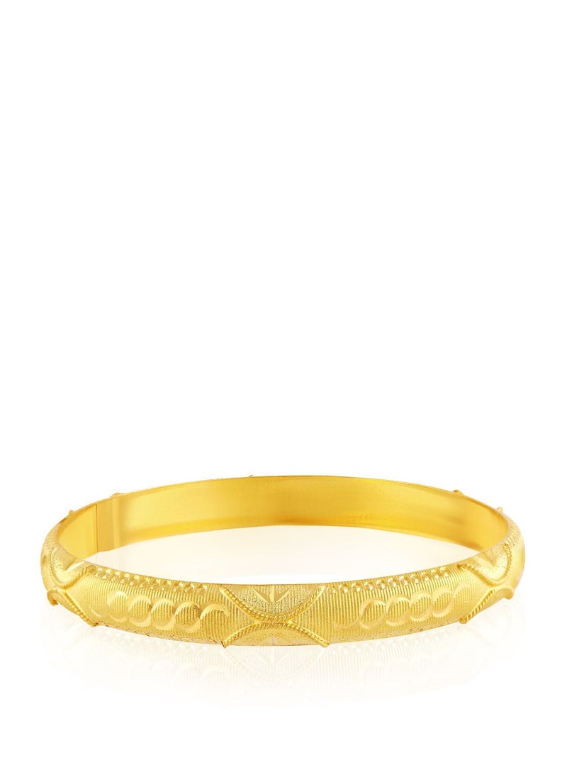 Malabar Gold and Diamonds سوار مالابار للذهب والألماس 22 قيراط 916 من الذهب النقي EMBNHMBC019  - Image 1