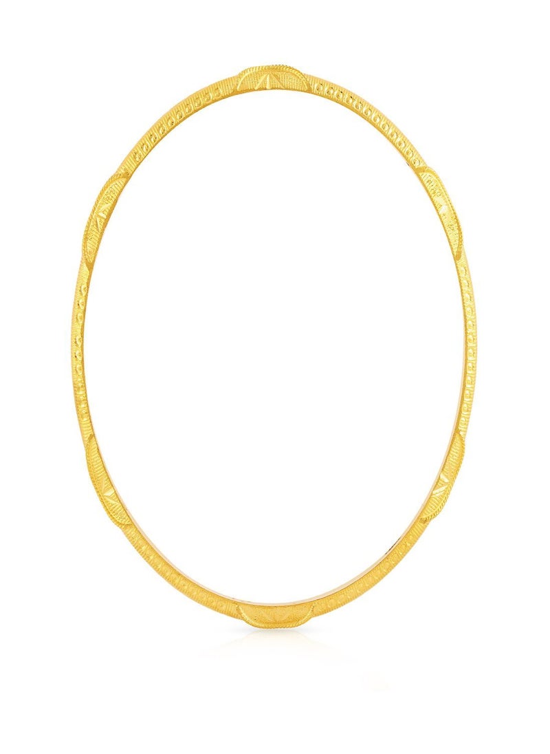 Malabar Gold and Diamonds سوار مالابار للذهب والألماس 22 قيراط 916 من الذهب النقي EMBNHMBC019  - Image 3
