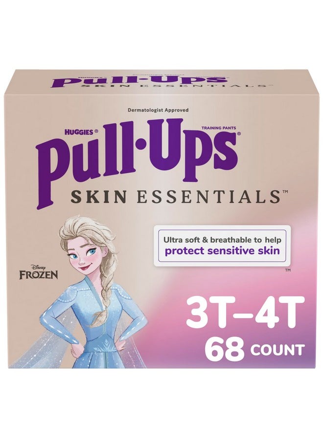 Pull-Ups Pull-Ups Girls' Skin Essentials Potty Training Pants, Training Underwear, 3T-4T (32-40 lbs), 68 Ct  - Image 1