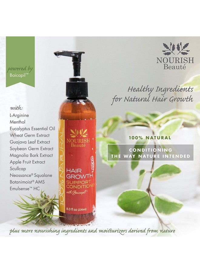 Nourish Beaute Nourish Beaute Hair Growth Conditioner - All Natural with DHT Blockers, Biotin, Botanicals - All Hair Types, Hair Regrowth & Thickening, Hair Loss Treatment for Men & Women, No Minoxidil or Drugs  - Image 2