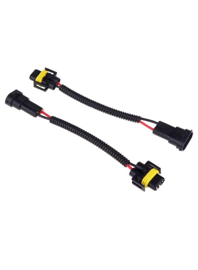 Generic 2-Piece Female To Male Lamp Connector Adaptor Set 