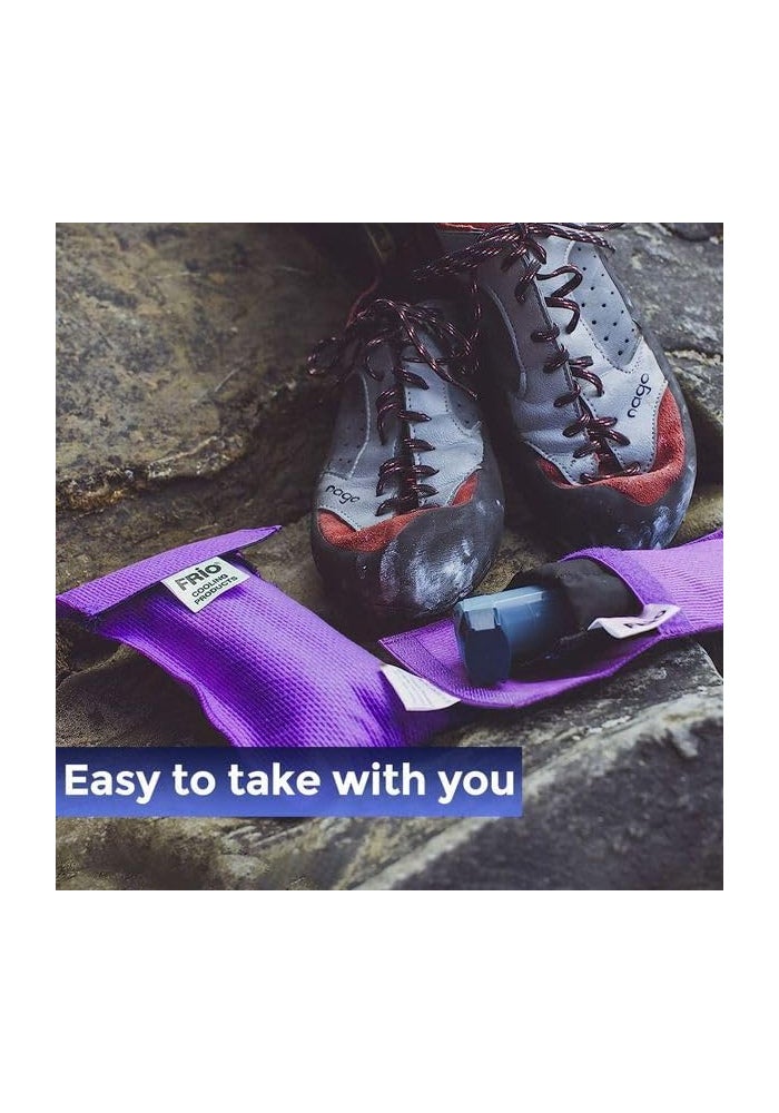 Frio Individual Insulin Cooling Wallet - Purple - Image 2