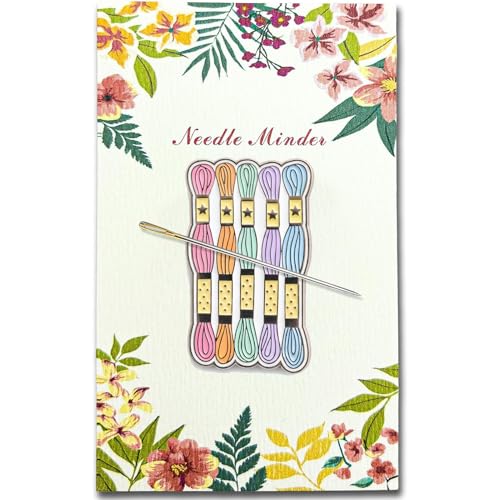 Amesuspes Needle Minder for Keeping Sewing & Embroidery Needles – Magnetic Needlepoint Holder, Cross Stitch Supplies – Secure & Decorative Needle Minders for Stitching & Crafting (Embroidery Threads) - Image 1