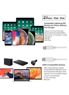 Generic 1 Meter USB-C to Lightning Cable, Fast PD Charging and High-Speed Sync Compatible with iPhone X/XS/XR/XS Max/8/8 Plus, iPad Pro 2017, and More  - Image 3